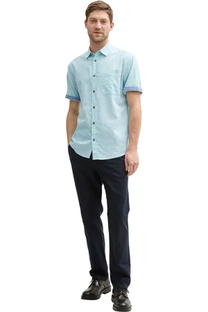 TOM TAILOR Cotton linen shirt
