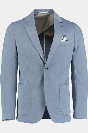 Bos Bright Blue Colbert mylo jersey jacket drop 8 251038my89bo/268 jeans blue