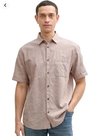 TOM TAILOR Cotton linen shirt