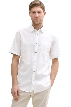 TOM TAILOR Cotton linen shirt