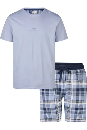 Phil & Co. Berlin Heren korte pyjama set shortama geruit