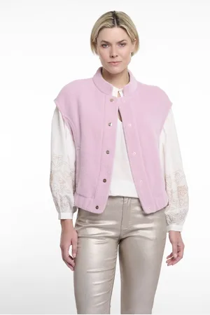 Rino & Pelle Boxy waistcoat teuntje.7002521 10797 lilac pink