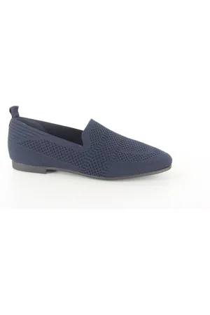 La Strada 2111884-60 blue dames instappers gekleed