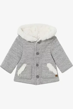 Mayoral Shearling knit coat