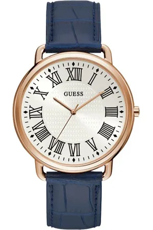 Guess Leren horloge voor stijlvolle mannen