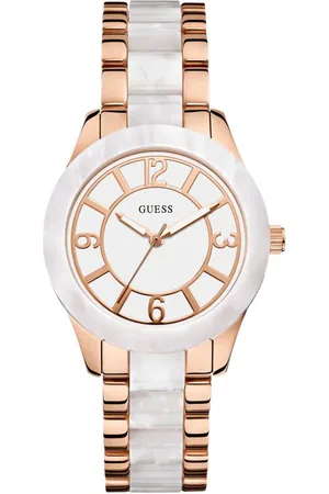 Guess Stalen en polycarbonaat horloge 37mm