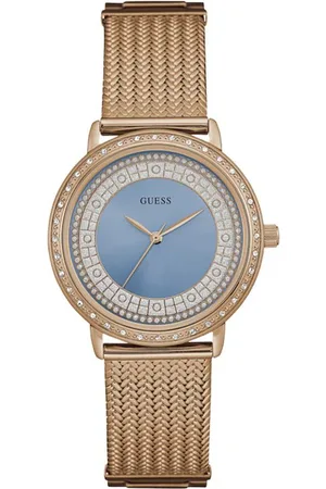 Guess Stalen horloge voor dames met elegante stijl