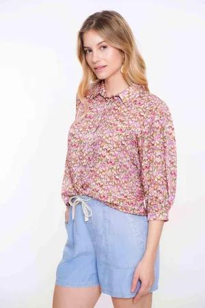 Geisha 53266-20 150 blouse yellow/lilac