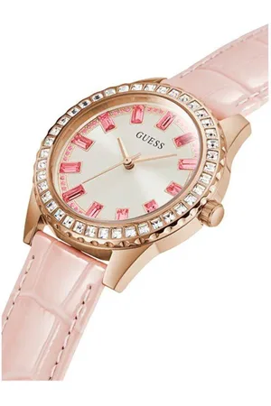Guess Multicolor leren horloge voor stijlvolle vrouwen