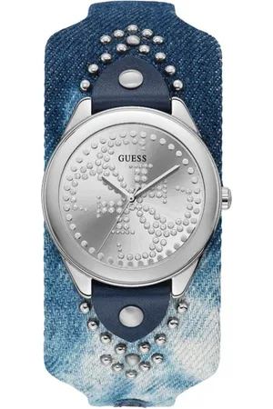 Guess Textiel horloge voor stijlvolle gelegenheden