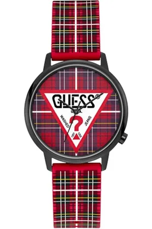 Guess Multicolor rubber horloge voor stijlbewuste mensen