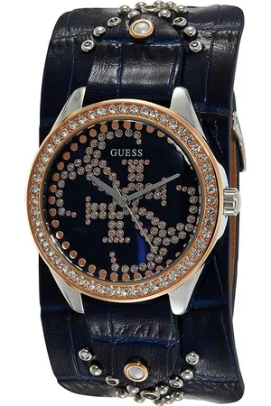 Guess Leren horloge voor dames stijlvol accessoire