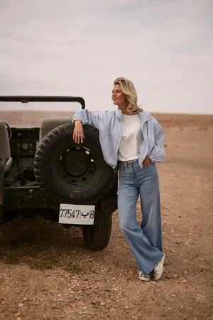 NUKUS Nks04004 235 meike shirt the sunday offwhite/sky