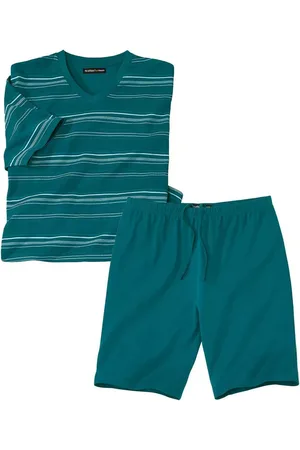 Atlas For Men Korte gestreepte pyjamaset voor heren