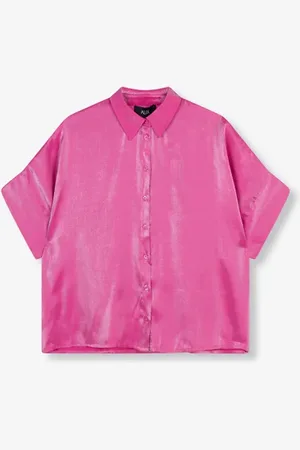 Alix the label Shine boxy blouse