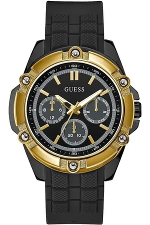 Guess Rubber horloge voor stijlvolle elegantie