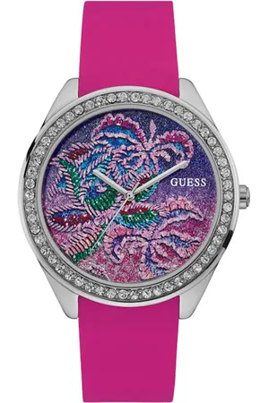 Guess Siliconen horloge voor stijlvolle dames