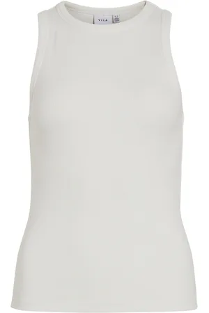 VILA Visola s/l tank top noos 14101757 snow white