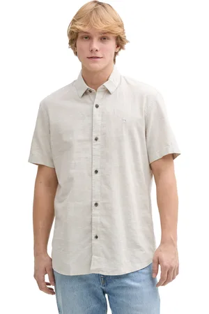 TOM TAILOR Cotton linen shirt
