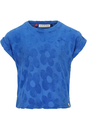 LOOXS Revolution Zomer top meisjes jaquard bloemen terry