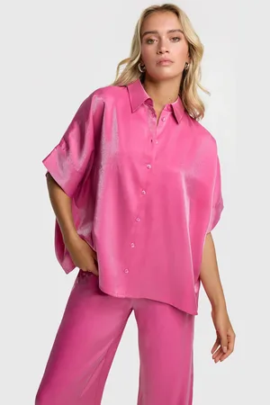 Alix the label 2503939026 shine boxy blouse