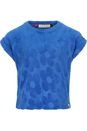 LOOXS Revolution Zomer top meisjes jaquard bloemen terry