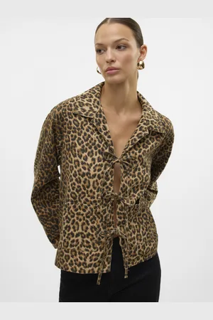 VERO MODA Vmkirby ls bow dnm leo jacket