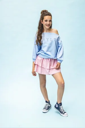 LOOXS Revolution Sweater blue pastel voor meisjes in de kleur