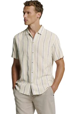No Excess Shirt short sleeve dobby vertical s cement