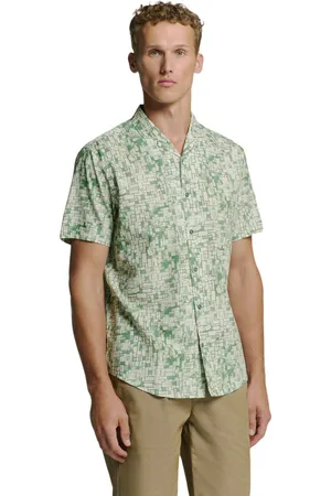 No Excess Shirt short sleeve revers collar al green