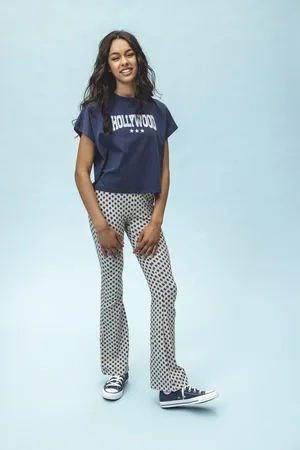 LOOXS Revolution Flared broekje mediterrane voor meisjes in de kleur