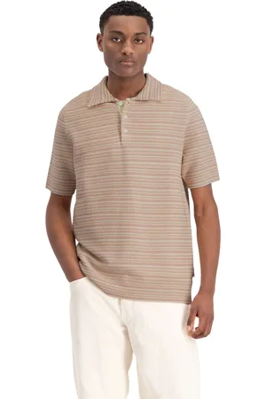 Law Of The Sea Vague jacquard knitted polo