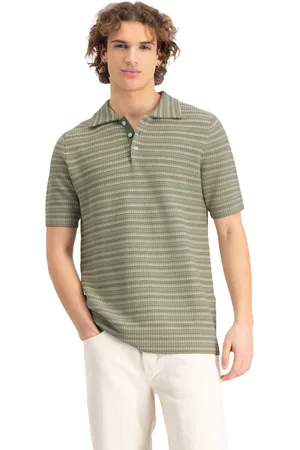 Law Of The Sea Vague jacquard knitted polo
