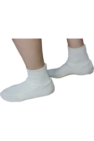 CALICOSY Pantoffels warmte maat s/m dames ivoorwol