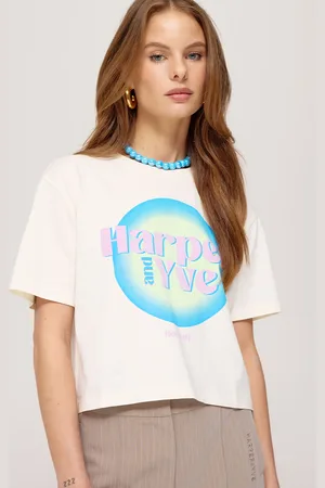 Harper & Yve Ss25y308 t-shirt hotstuff cropped