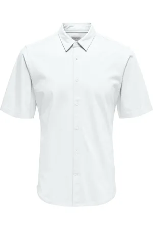 Only & Sons Onsrobin but under ss stretch shirt off-white