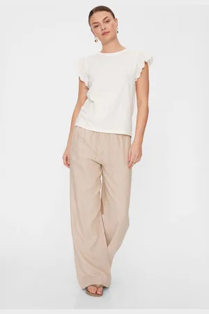 Freequent Fqlava-pants sand melange