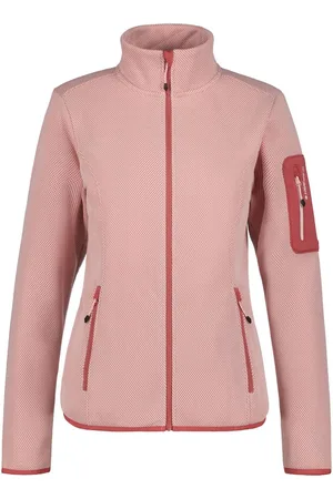 Icepeak Bowersville fleece sweater met rits dames pink