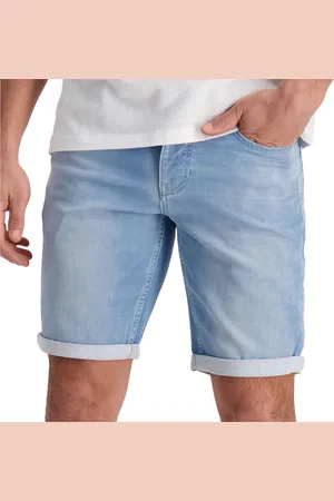 Cars California den.short bleached blue denim