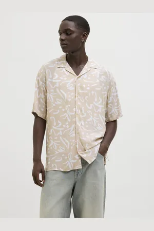 JACK & JONES Jjjeff monochrome resort shirt ss