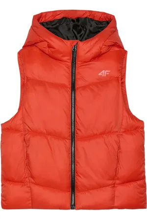 4F Kinderen/kids jwaw24tvjam134 bodywarmer met capuchon