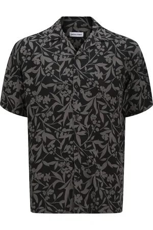 JACK & JONES Jjjeff monochrome resort shirt ss