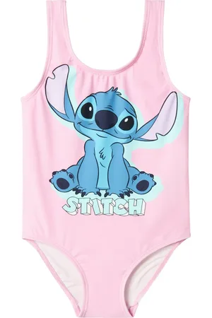 NAME IT Meisjes badpak nmfmodina stitch ronde hals