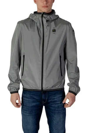 Blauer Windbreaker heren