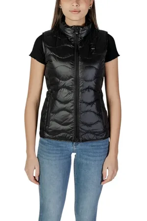 Blauer Gilet dames