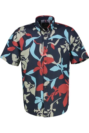 Lerros Heren overhemd 25424091 485 classic navy