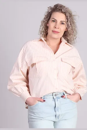 Grace & Mila Phoebe blouse oversized gestreept