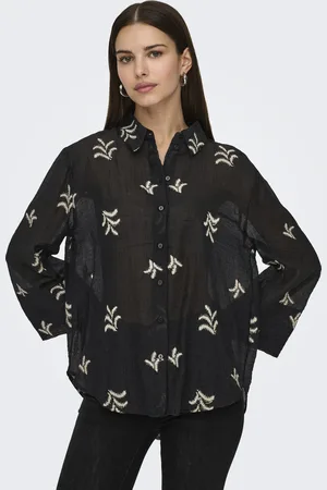 JACQUELINE DE YONG Jdytheo 7/8 embroidery shirt wvn
