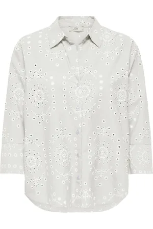 JACQUELINE DE YONG Jdyemma 3/4 embroidery shirt wvn ex