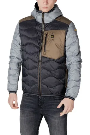 Blauer Windbreaker heren